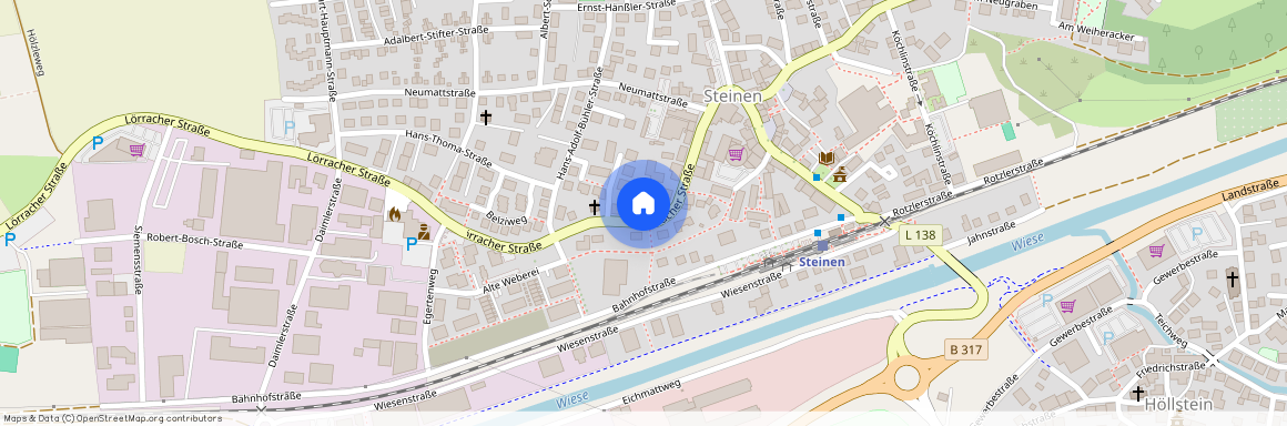 Steinen 3 Zimmer DG Wohnung (3.Stock) ab Januar frei!!