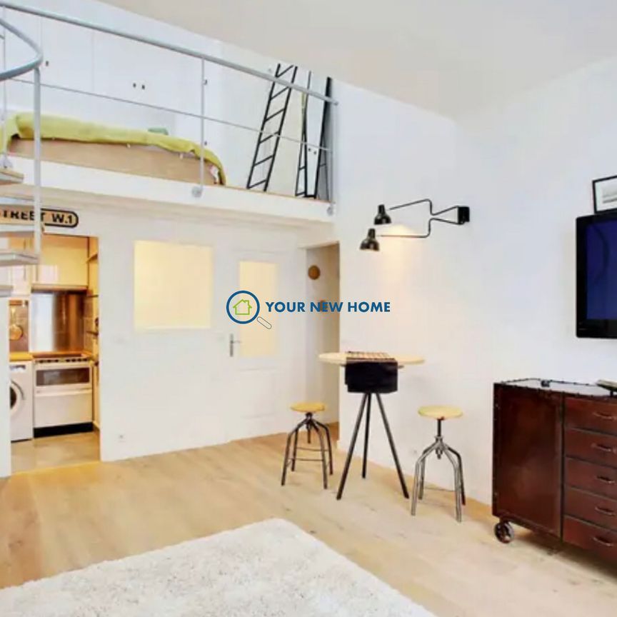 À LOUER UN MAGNIFIQUE DUPLEX 75016 PARIS AUTEUIL APPARTEMENT ENTIÈREMENT MEUBLÉ Métro Chardon-Lagache - Photo 1