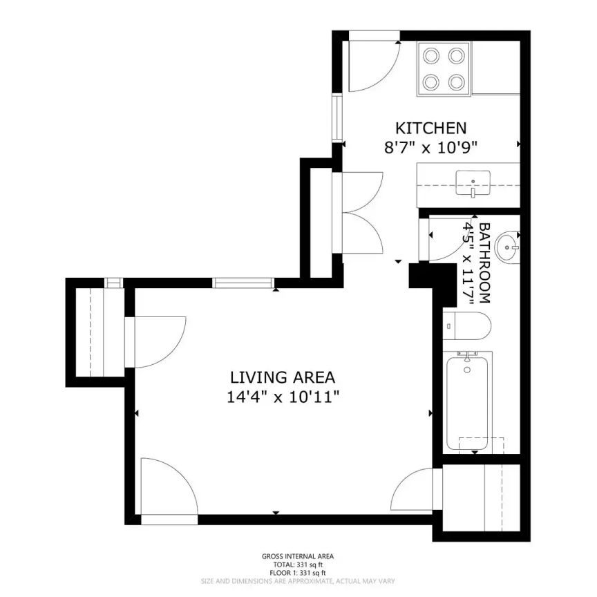 The Princeton Apartments — Bachelor - Photo 2