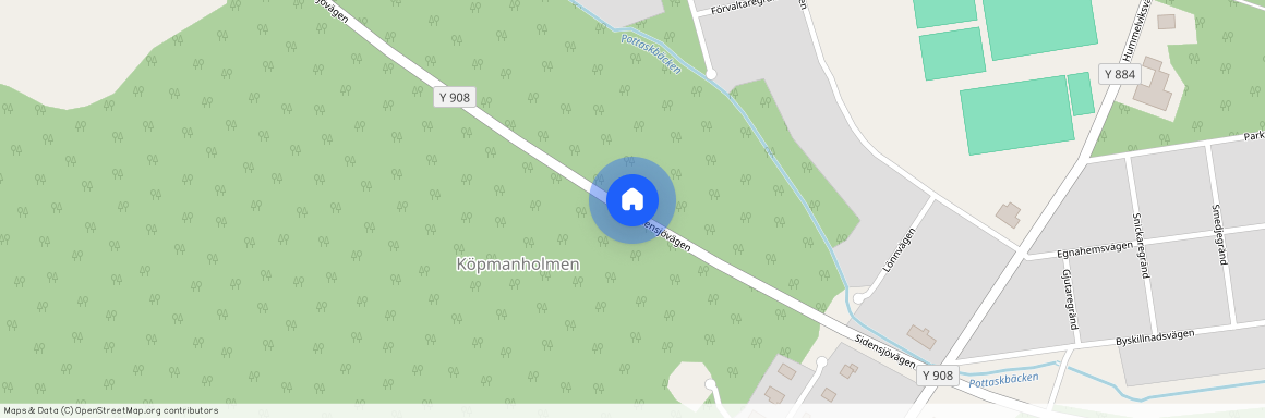 Hummelviksvägen, Köpmanholmen