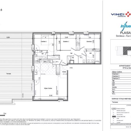 location Appartement T4 DE 96.18m² À BORDEAUX - Photo 4