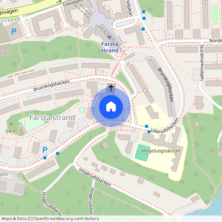 Farsta strand, Stockholm, Ullerudsbacken 54