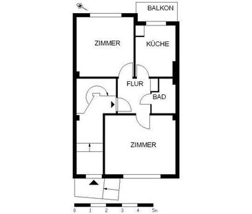 Schöne 2-Zimmer-Wohnung mit Balkon - Foto 1