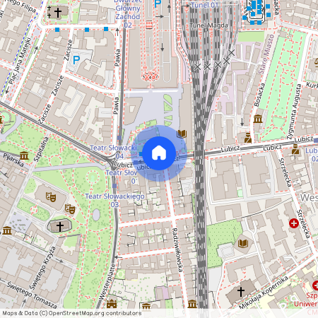 ul. Lubicz, Wesoła Zachód, Stare Miasto, Kraków, małopolskie