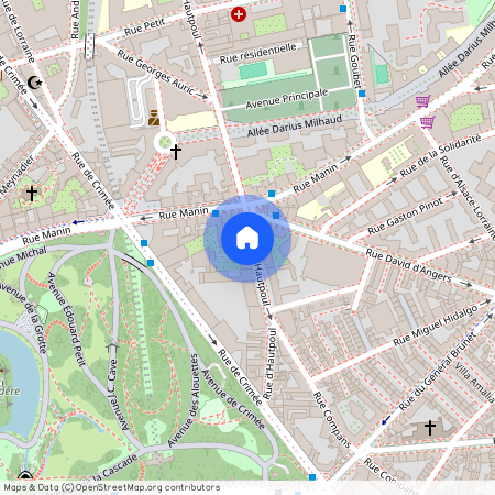 33 rue d'Hautpoul 33, Paris