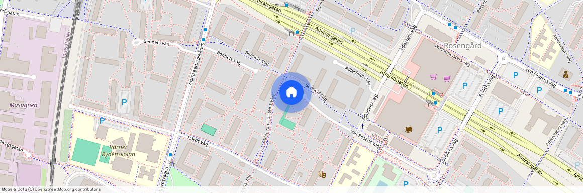 Von Rosens väg 3, Örtagården