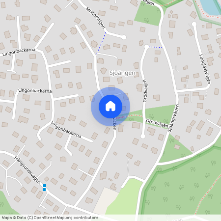 Odonbacken, Trångsund