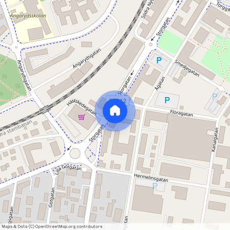 Hästskedegatan 4, Storgatan