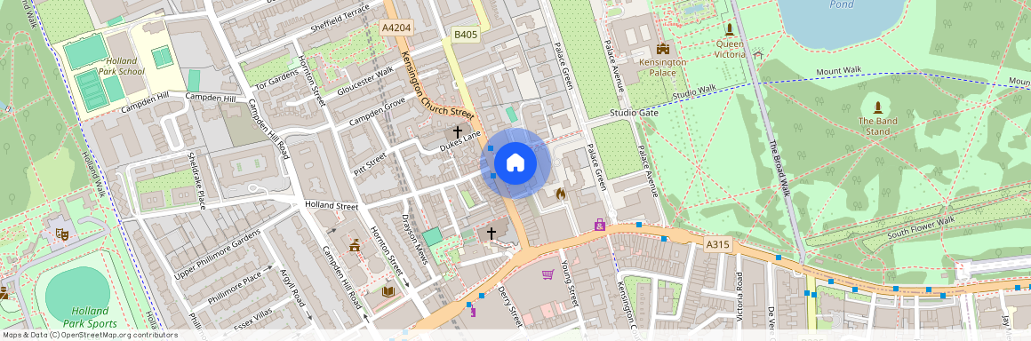 Two Lancer Square, London, W8