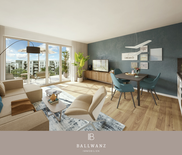 Neubau: 2-Zimmer-Wohnung mit Balkon - Photo 1