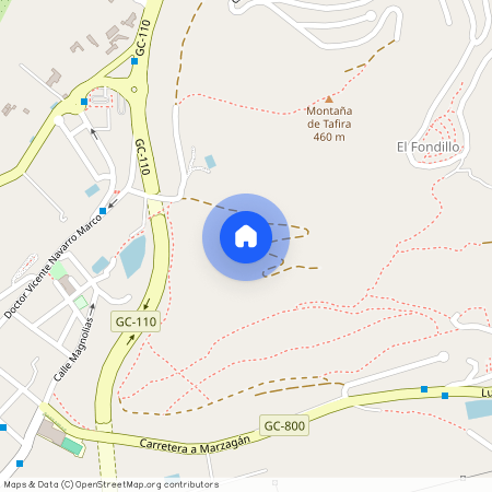 Tafira, - Camino los Frailes A