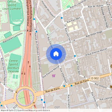 Rue Édouard Vaillant, Francja, Bagnolet