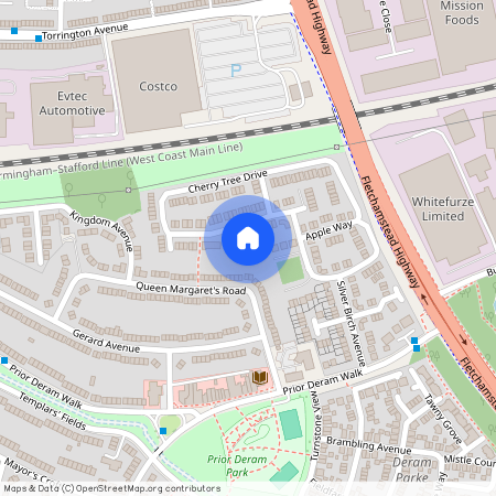 Elm Walk, Coventry, White Willow