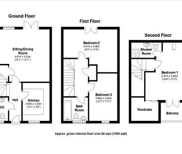 End Terrace House to rent in Neath Farm Court, Cambridge, CB1 3EX - Photo 1