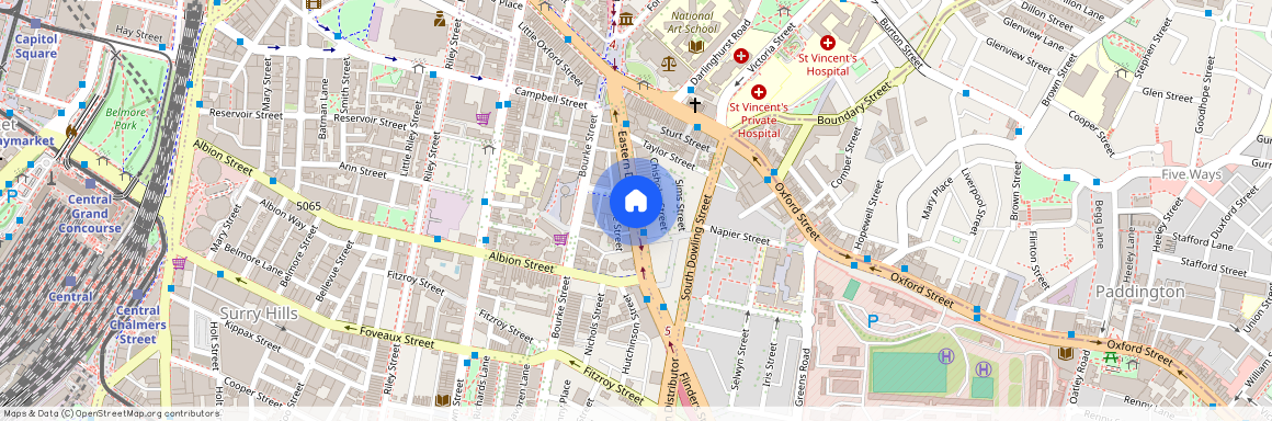 Flinders Street, Sydney, New South Wales 2010