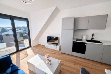 Luxury Living! Penthouse mit ca. 30qm Dachterrasse! Skyline+Kahlenberg Blick! Garage! - Photo 2