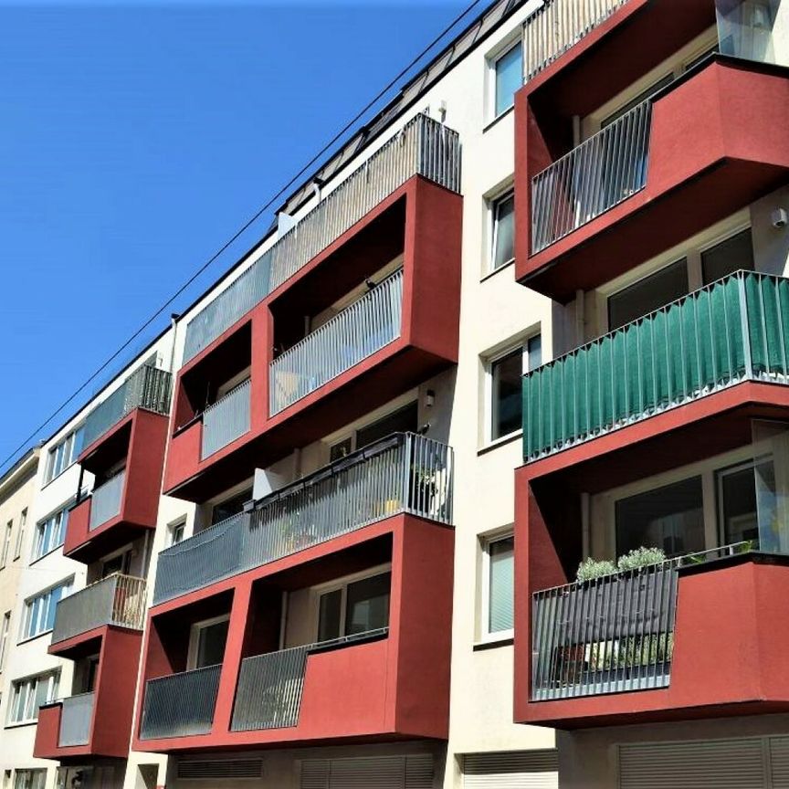 AM SPITZ-NÄHE, gepflegte 36 m2 Neubau mit 4 m2 Balkon, 2 Zimmer, Komplettküche, Wannenbad, Parketten, Garagenplatz möglich, Leopold-Ferstl-Gasse - Photo 1