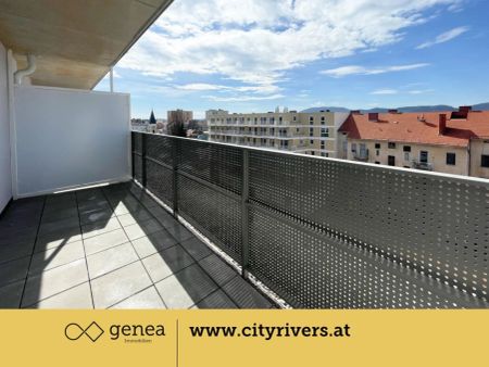 Großer Balkon mit Ausblick | CITY RIVERS | Gute Raumaufteilung - Foto 5