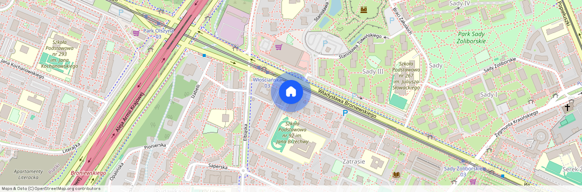 ul. Władysława Broniewskiego, Sady Żoliborskie, Żoliborz, Warszawa, mazowieckie