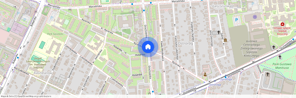 Poznań, Grunwald ul. Grochowska