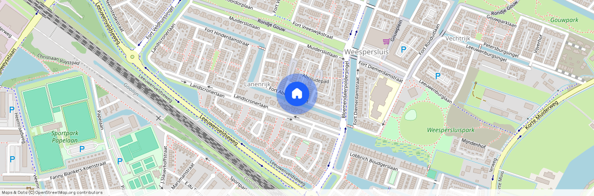 Lanenrijk, 1384 AJ, Fort Abcoudestraat, Weesp