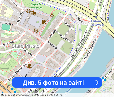 Na wynajem, 2 pokoje, 51m2, Stare Miasto, Arkona - Фото 1