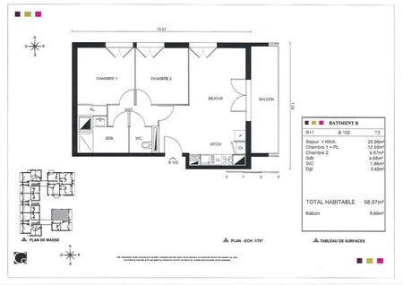 Location Appartement 3 pièces 58m² ST ANDRE DE CUBZAC 33240 - Photo 4