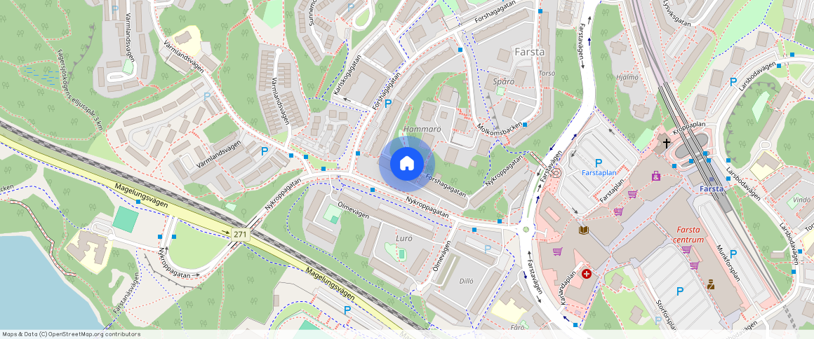 Nykroppagatan **, Farsta