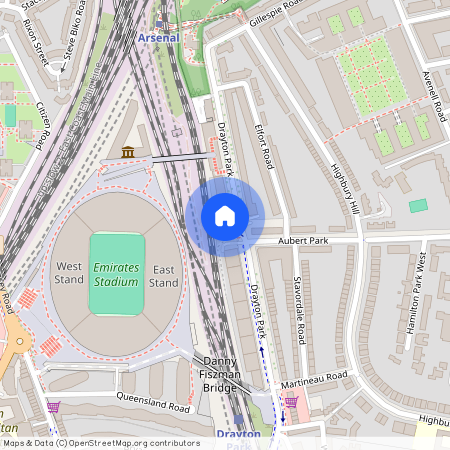 Drayton Park, Highbury, N5