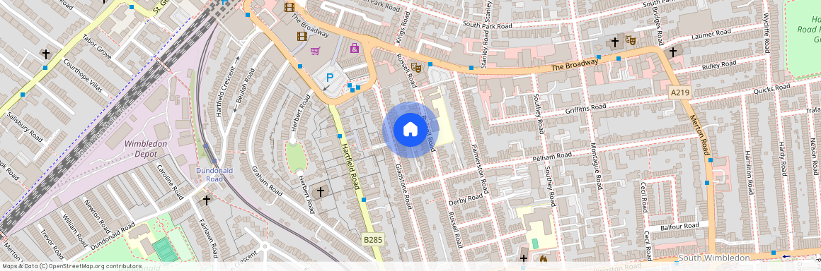 Russell Road, Wimbledon, London, SW19