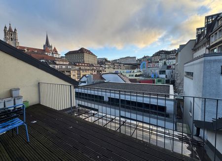 Charmant appartement de 2,5 pièces au centre-ville de Lausanne - Photo 3