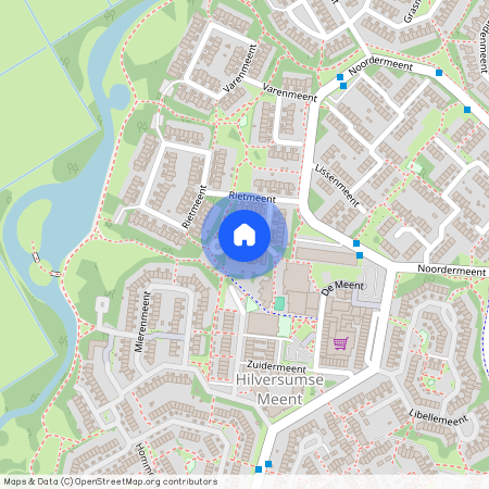 Hilversumse Meent, 1218 BA, Kroosmeent, Hilversum