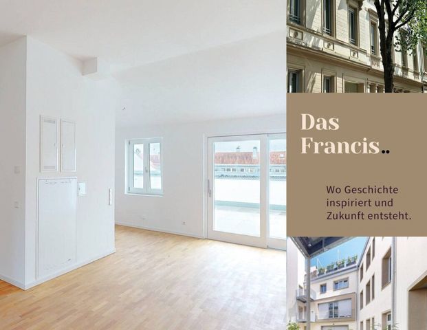 Über den Dächern der Weststadt! Exklusive Wohnung mit Dachterrasse im Francis. - Foto 1