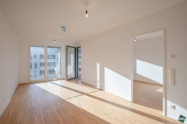 Moderne und helle 2-Zimmer Wohnung mit Loggia nahe Donau - Foto 1