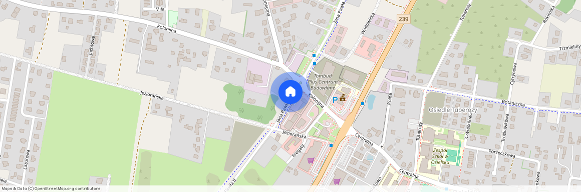 ul. Jana Pawła II, Osielsko, Osielsko, bydgoski, kujawsko-pomorskie