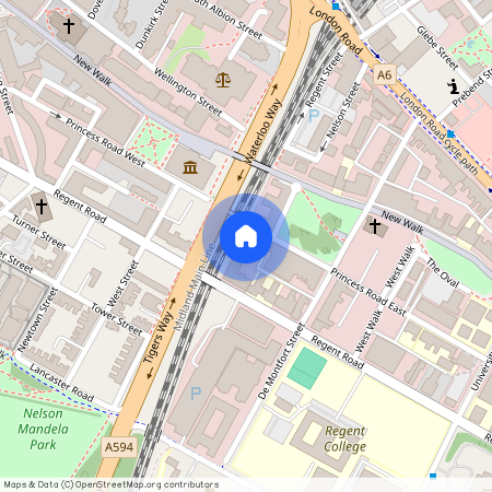 Plot 73 princess road, Classic Bigger Studio at Nationwide, De Montfort Square, LE1