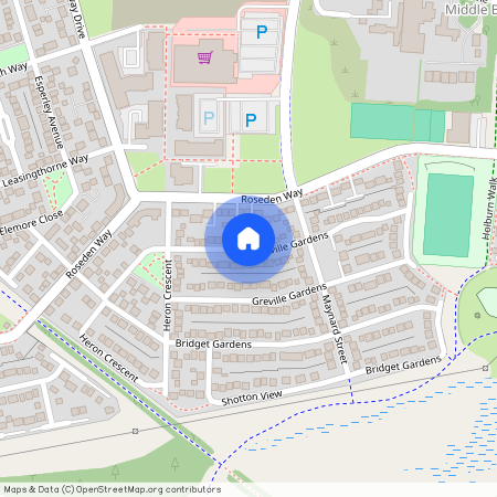 Greville Gardens, Great Park, NE13