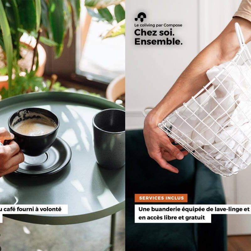 Studio meublé + 200m2 d'espaces partagés - Photo 1