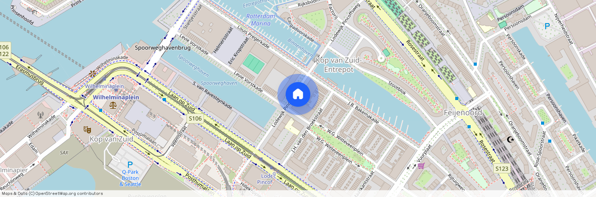 Kop van Zuid - Entrepot, 3071 AS, Lodewijk Pincoffsweg, Rotterdam