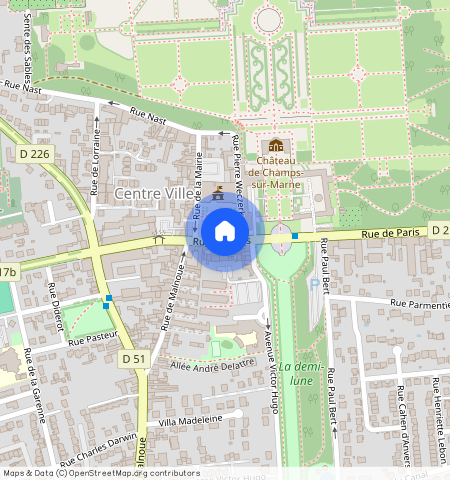 SEINE-ET-MARNE (77), - ILE-DE-FRANCE, CHAMPS SUR MARNE (77420)