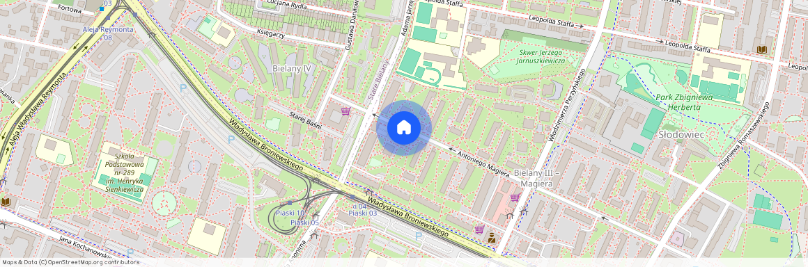 ul. Antoniego Magiera, Słodowiec, Bielany, Warszawa, mazowieckie