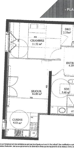 Appartement 2 pièces - Photo 1