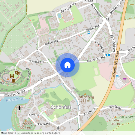 08115 Lichtentanne - Schönfels Gem Lichtentanne