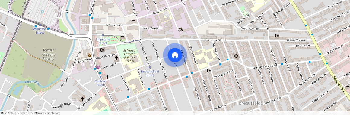 Russell Road, Forest Fields, NG7