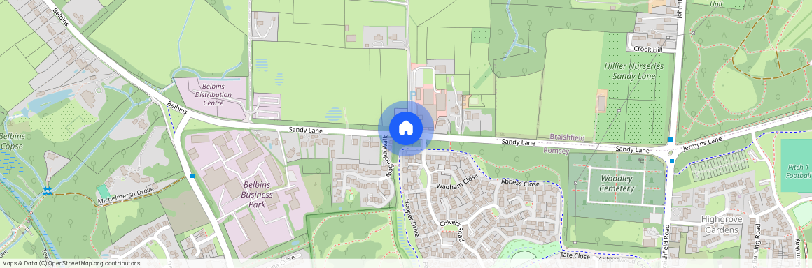 Sandy Lane, Romsey, SO51