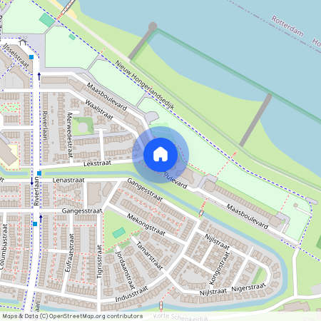 Maasboulevard, Spijkenisse, Nederland