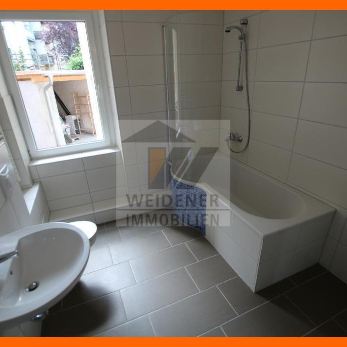 Moderne 2-Raum Erdgeschosswohnung mit Balkon und Wanne! - Foto 1