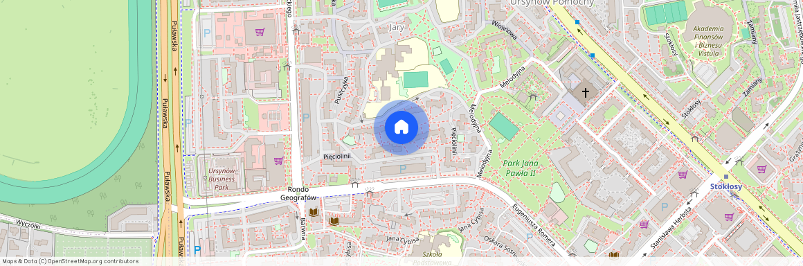 ul. Pięciolinii, Ursynów Północny, Ursynów, Warszawa, mazowieckie