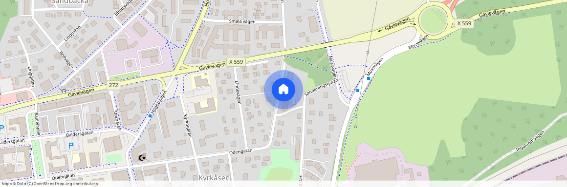 Kyrkåsen, Sandviken, Gävleborg, Odengatan 1 D