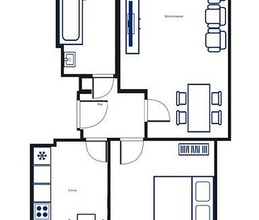 Smarter Wohnen: praktische 2-Zimmer-Wohnung - Photo 1